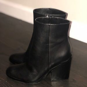 Marc Fisher LTD Black Leather Booties